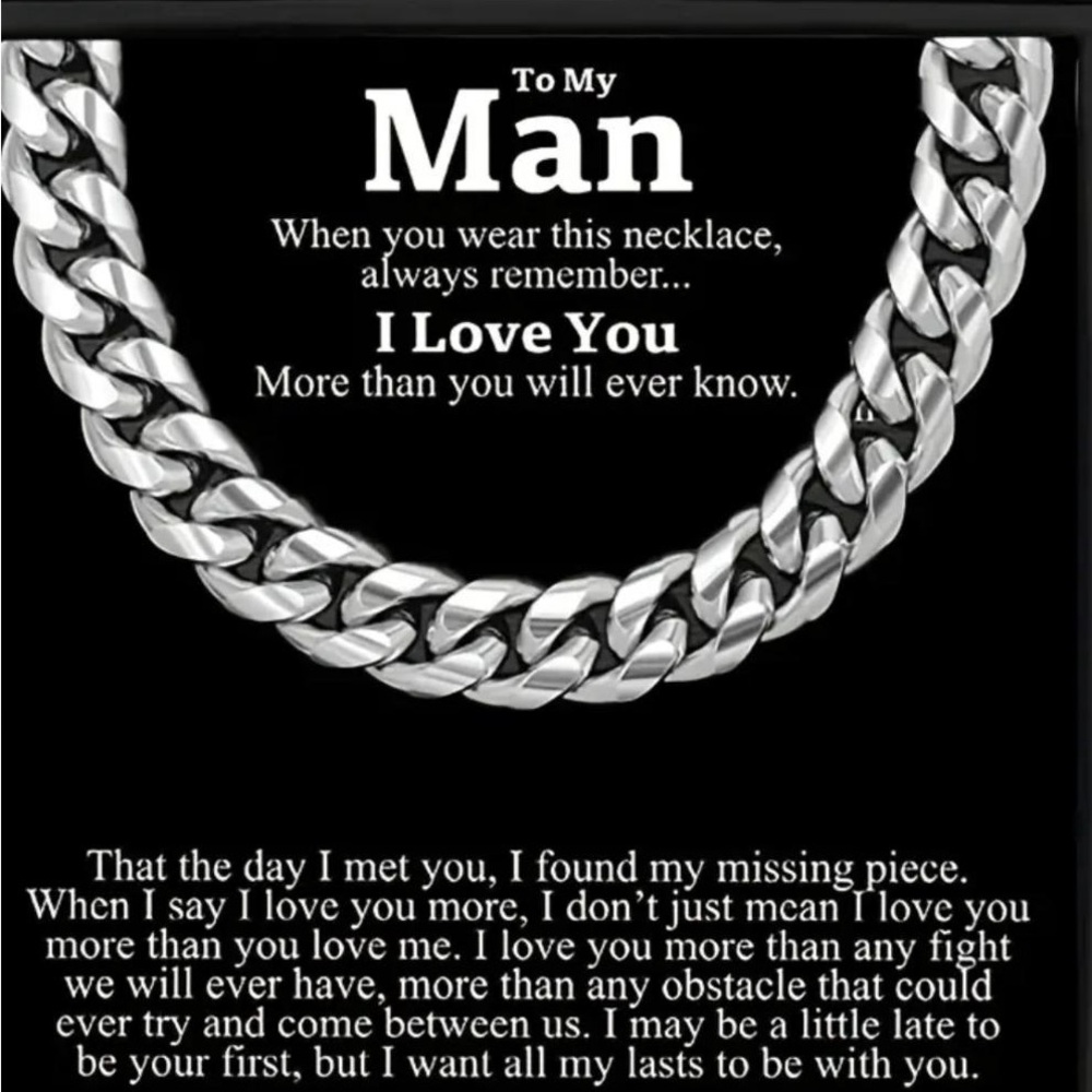 NWOT Men necklace